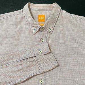 Hugo Boss Slim Fit Red Intertwined Shirt